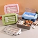 lunch box with spoon fork